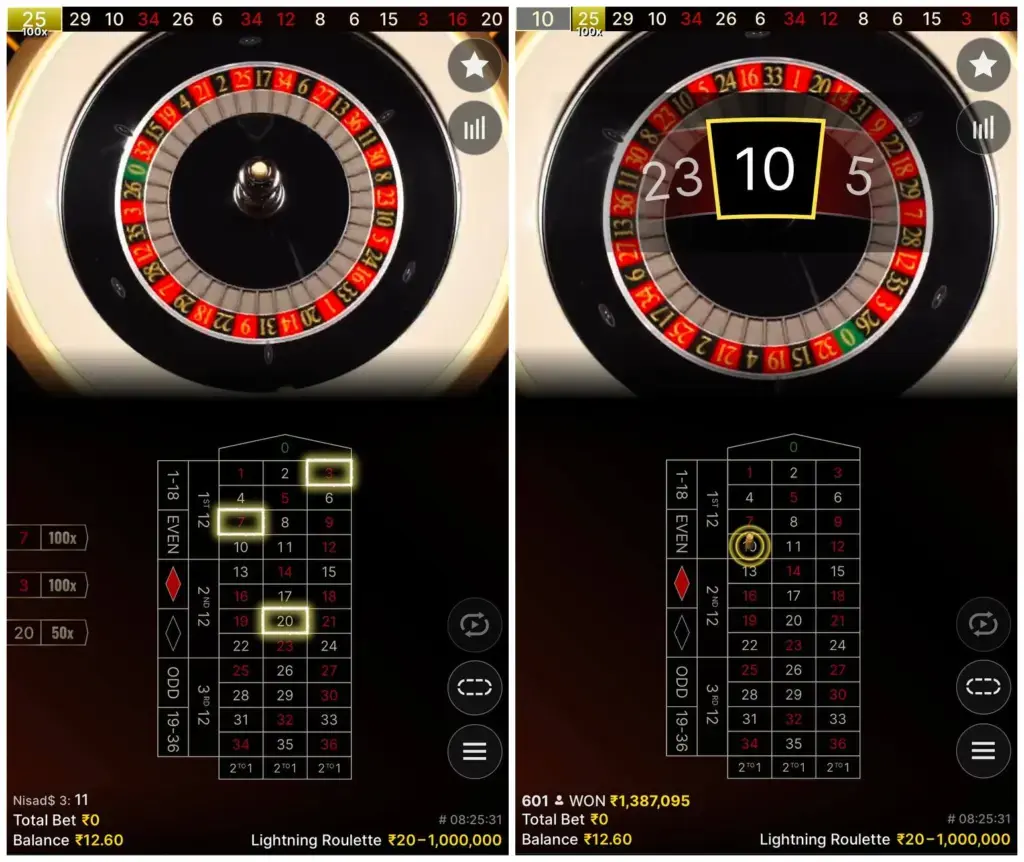 lightning roulette Strategy - Bet on 28 Numbers