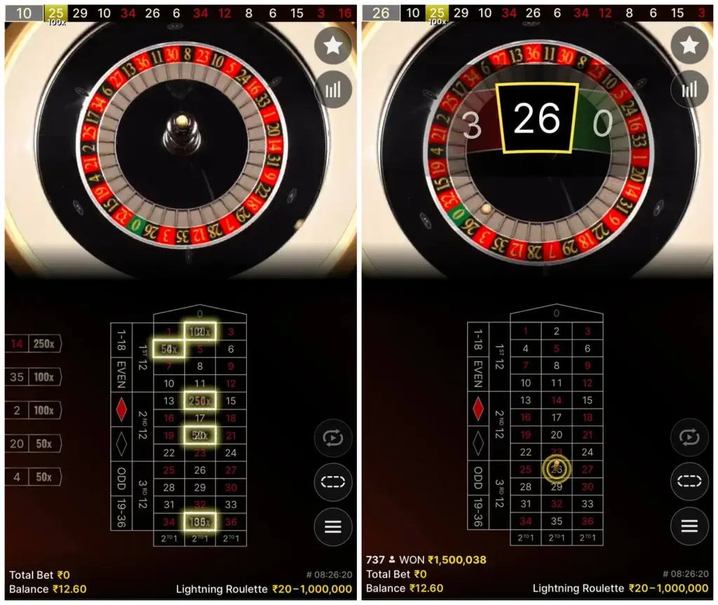 lightning roulette Strategy 