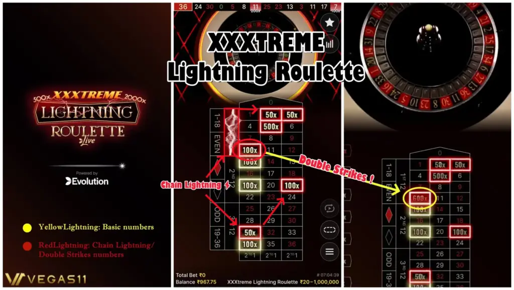 XXXTREME Lightning Roulette