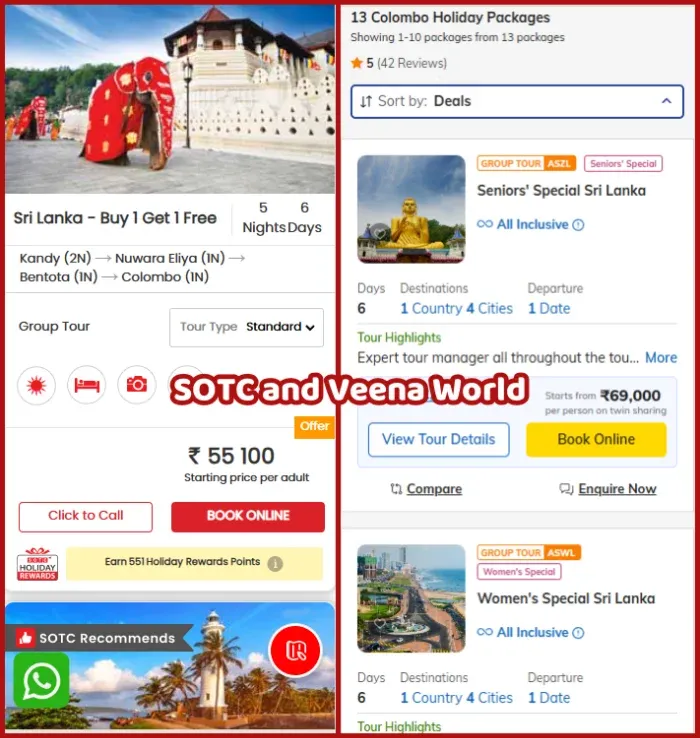 SOTC and Veena World