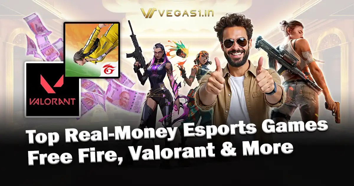 Top Online Games for Real Money in India 2025 - Free Fire, Valorant, CS2 & More