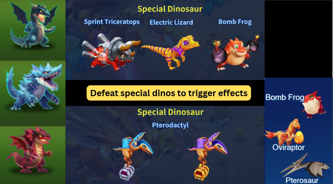 Defeat special dinos