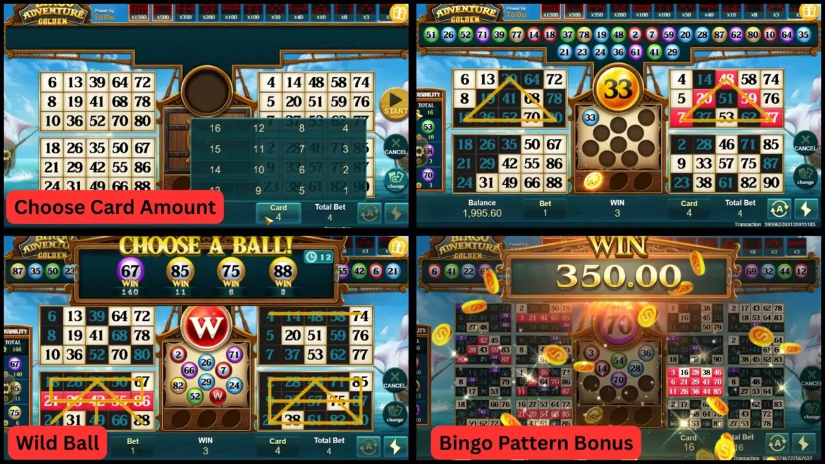 Adventure Bingo showcase 1