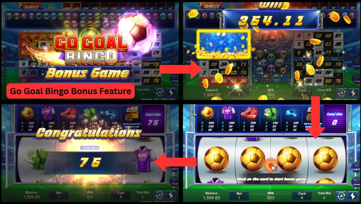 Go goal bingo showcase 1