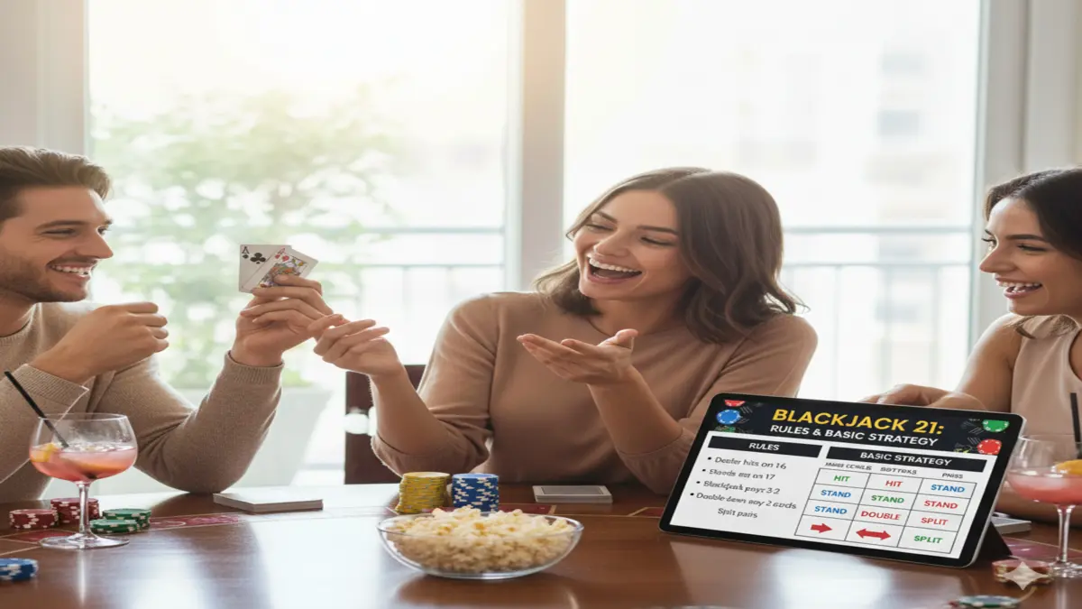 How to Play BlackJack 21 - Rules & Basic Strategy