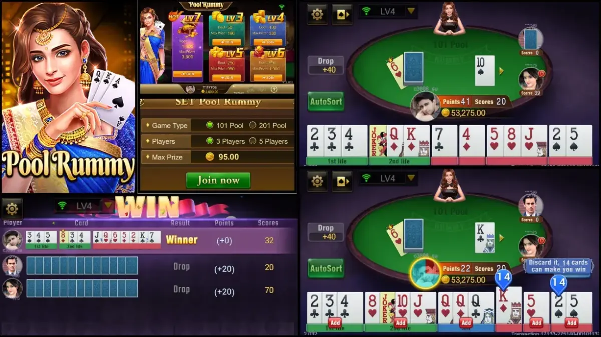 Pool Rummy Game Pool Rummy Game