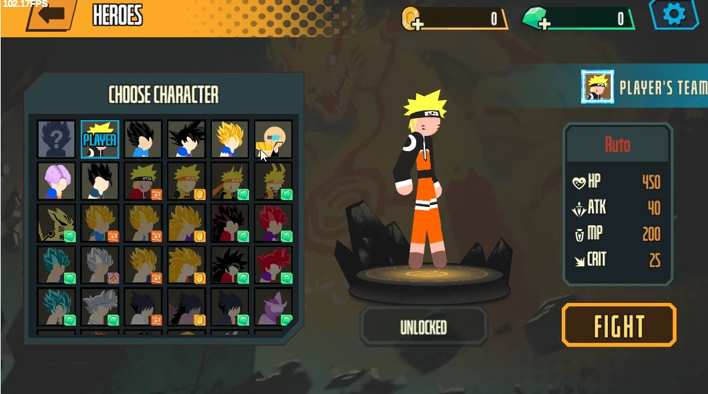 Stickman Dragon Fight ２