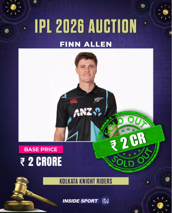 Finn Allen IPL auction 2026