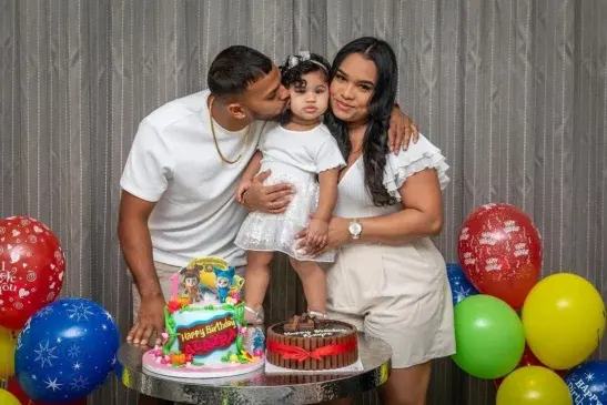 Nicholas Pooran family