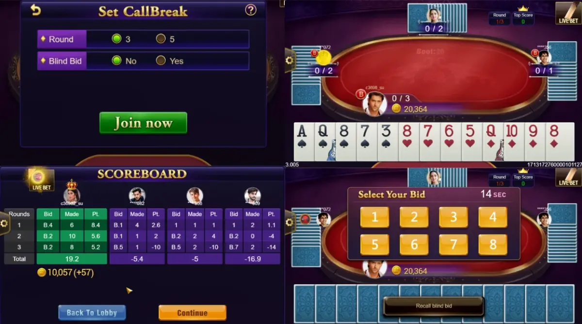 Callbreak-Jili game