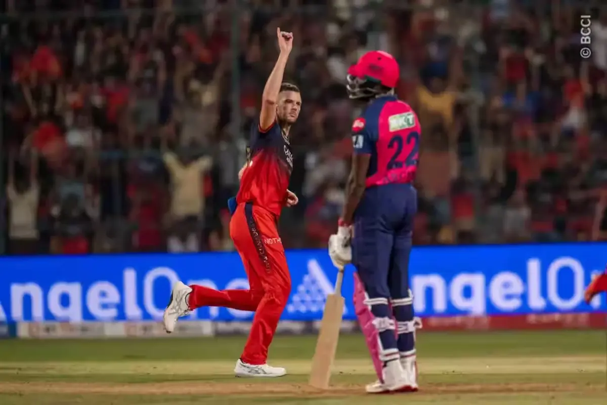 Josh Hazlewood IPL 2025 RCB vs RR